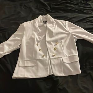 I got this blazer from a Burlington the blazer is very light.